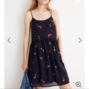 NWT Madewell Embroidered Babydoll Cami Dress